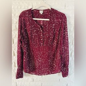 Converse One Star Patterned Blouse